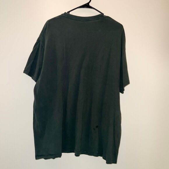 Gildan Olive Green Camping Shirt - Picture 5 of 5